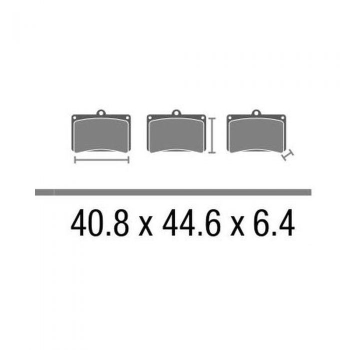 Set Pastiglie Brembo Organica 07gr24cc