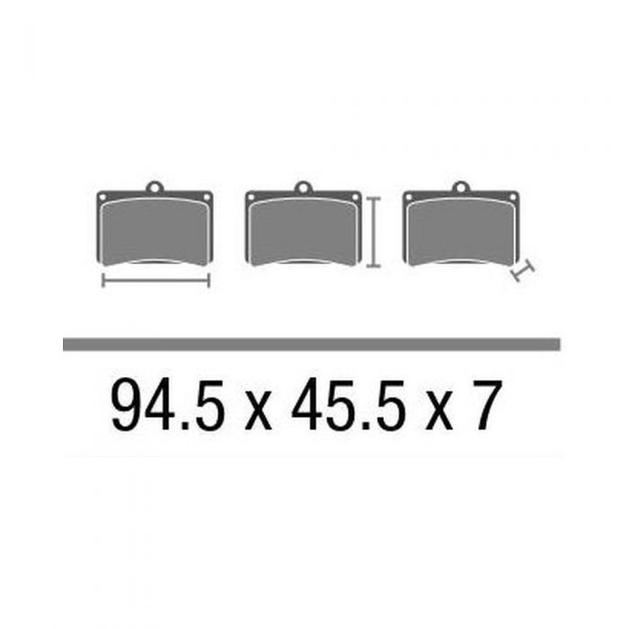 Set Pasticche Brembo 07gr53sd Sint. Off-road Nd