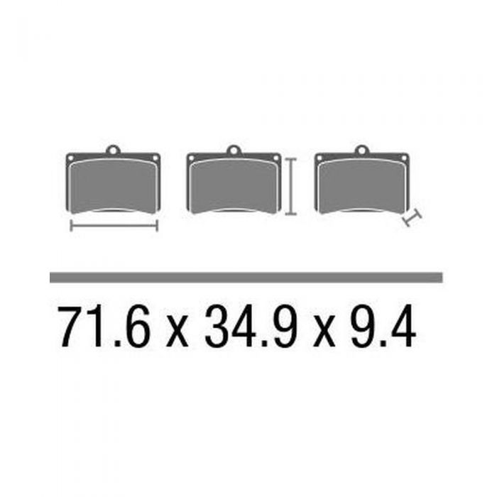 Set Pasticche Brembo 07gr5915 Cc Carbon Ceramica Nd