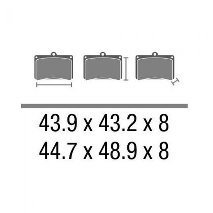 Set Pasticche Brembo 07gr62sa Sint. Road Ant.