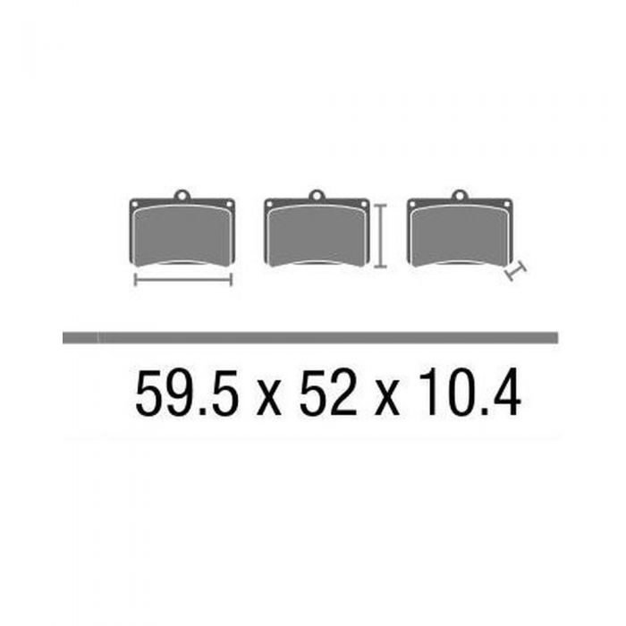 Set Pasticche Brembo 07gr6610 Cc Carbon Ceramica Nd