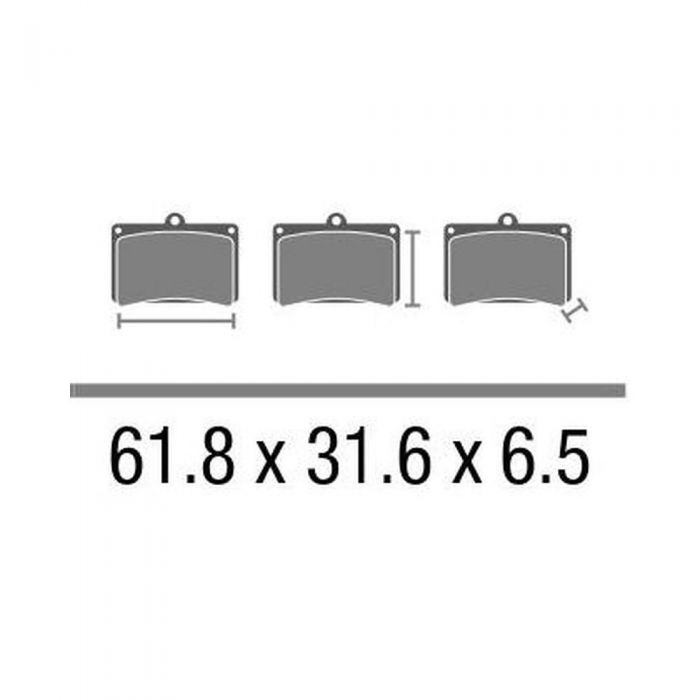 Set Pasticche Brembo 07gr69sx Sint. Off-road Motard Nd