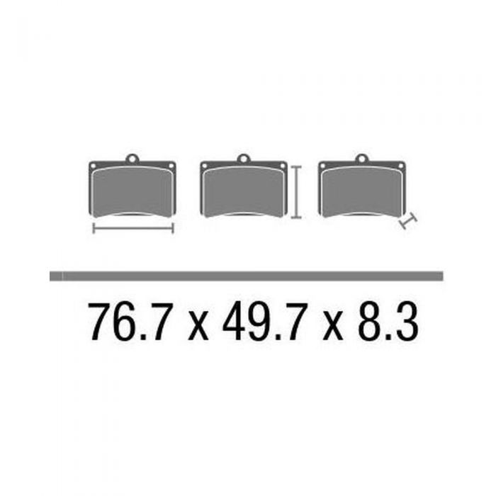 Set Pasticche Brembo 07gr75sx Sint. Off-road Motard Nd