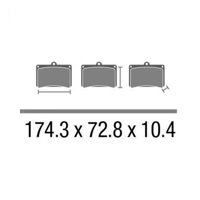 Set Pasticche Brembo 07hd0507 Cc Carbon Ceramica Nd