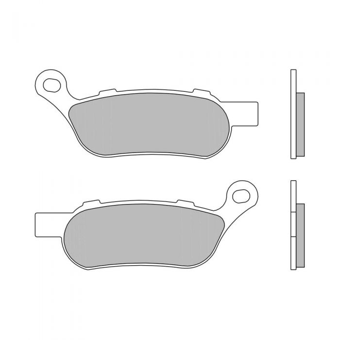 Set Pasticche Brembo 07hd07sp Sint. Road Post.
