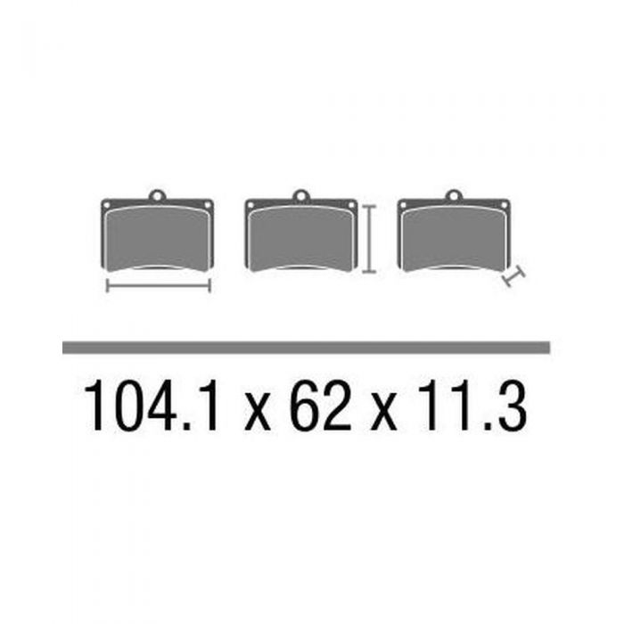 Set Pasticche Brembo 07hd1011 Cc Carbon Ceramica