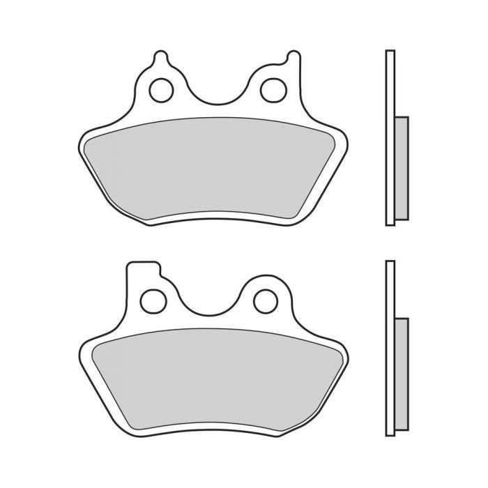 Set Pasticche Brembo 07hd16sa Sint. Road Ant.