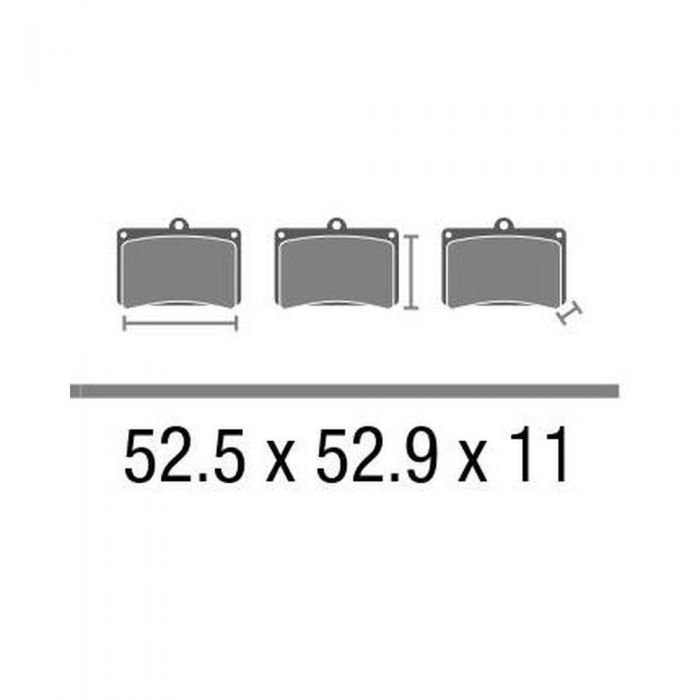 Set Pasticche Brembo 07ho0712 Cc Carbon Ceramica Nd