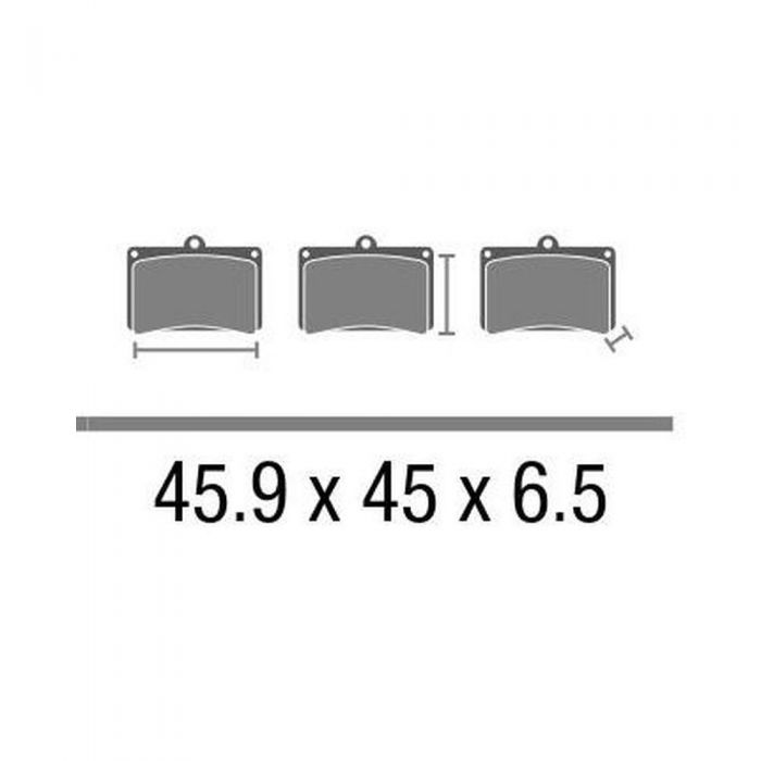 Set Pasticche Brembo 07ho2205 Cc Carbon Ceramica Nd