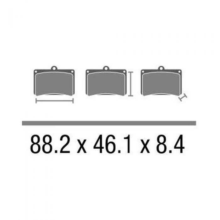 Set Pasticche Brembo 07ho2307 Cc Carbon Ceramica Nd