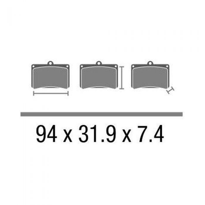 Set Pasticche Brembo 07ho2506 Cc Carbon Ceramica Nd