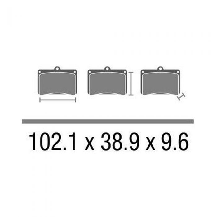 Set Pasticche Brembo 07ho4108 Cc Carbon Ceramica Nd