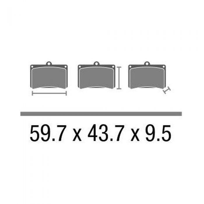 Set Pasticche Brembo 07ho48sx Sint. Off-road Motard Nd