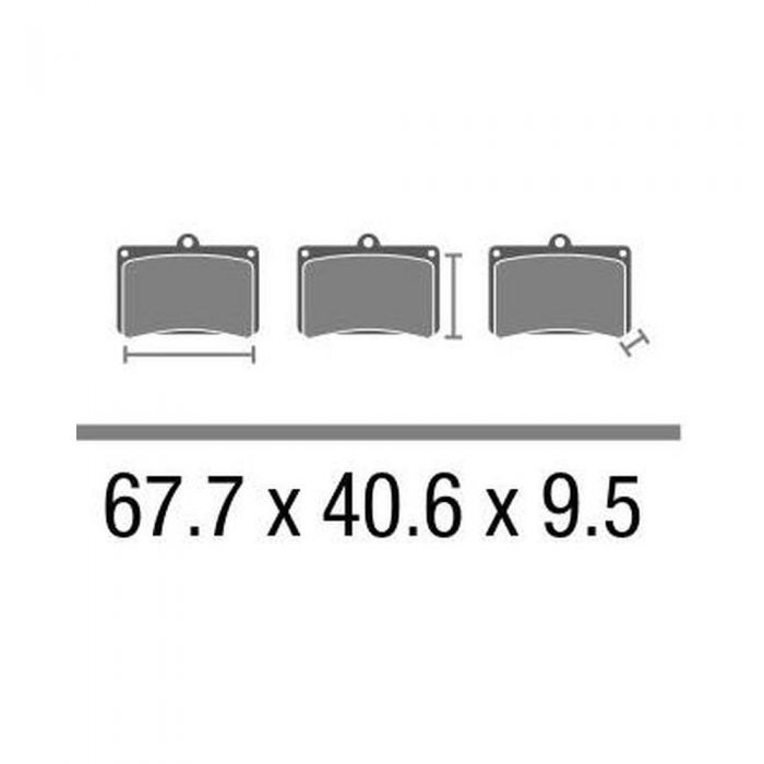 Set Pasticche Brembo 07ka0608 Cc Carbon Ceramica