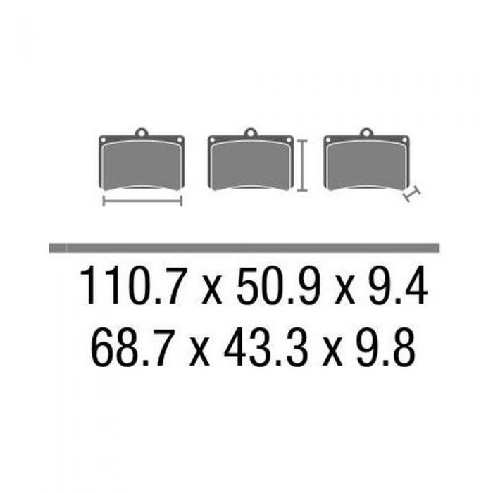 Set Pasticche Brembo 07ka0808 Cc Carbon Ceramica Nd