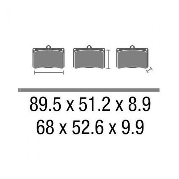 Set Pasticche Brembo 07ka1617 Cc Carbon Ceramica