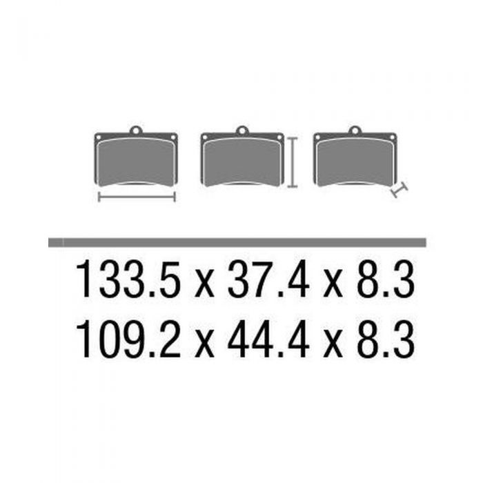 Set Pastiglie Brembo Sint. Stradale 07ka18la