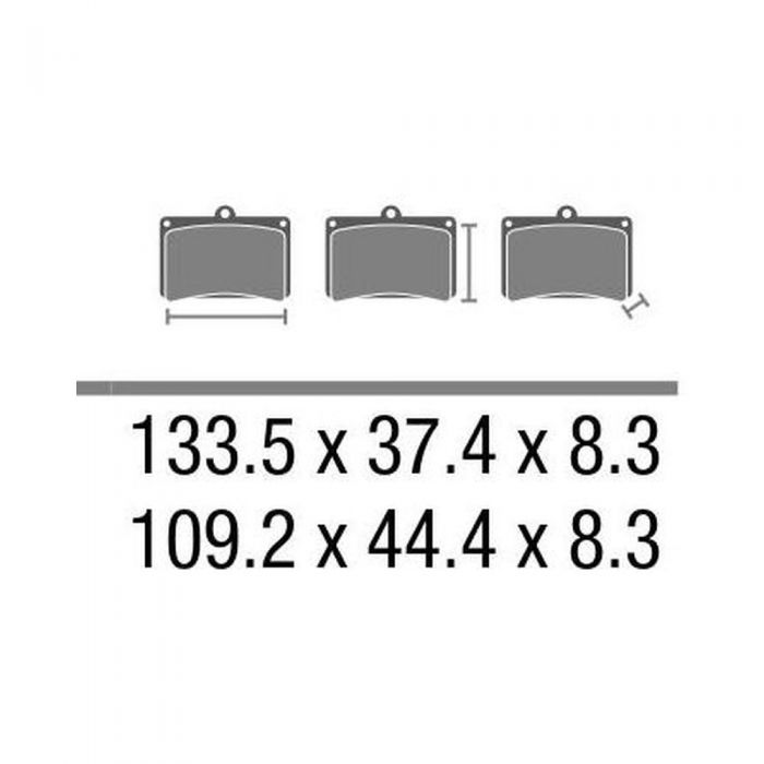 Set Pasticche Brembo 07ka1907 Cc Carbon Ceramica