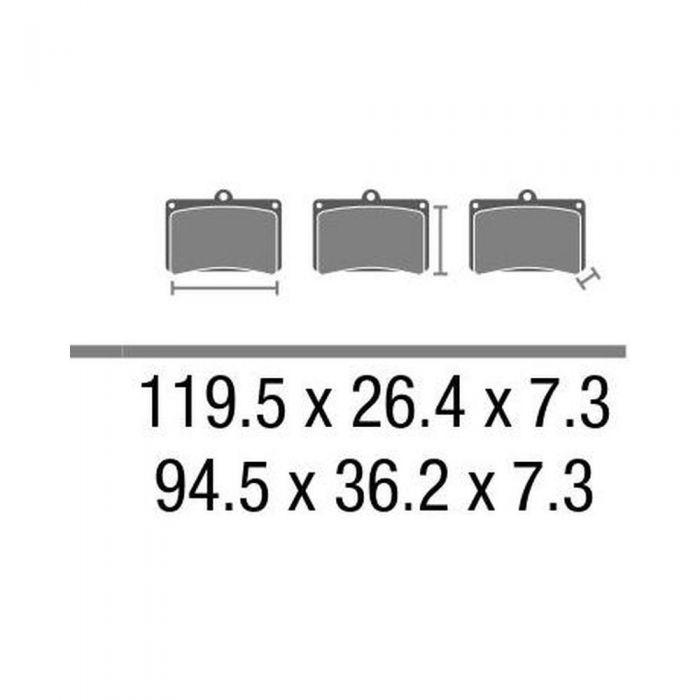 Set Pastiglie Brembo Sint. Off-road Racing 07ka22sx