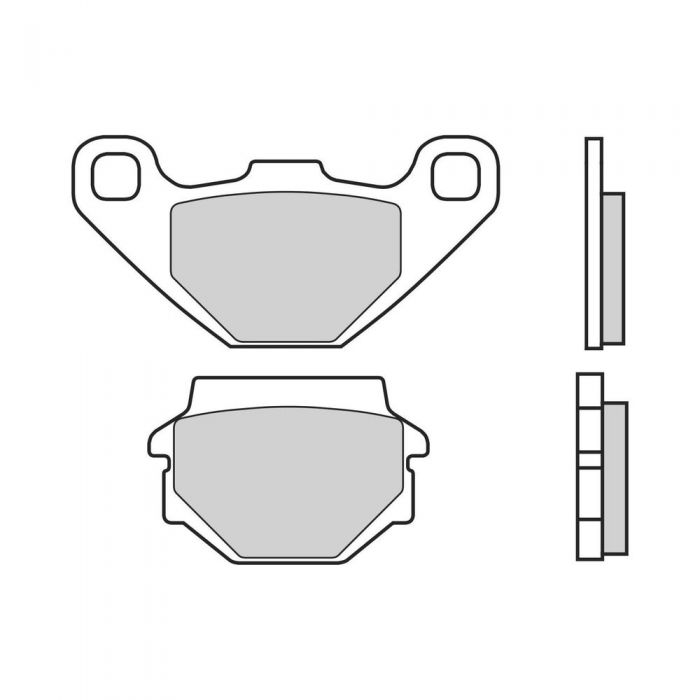 Set Pasticche Brembo 07ks04tt Carbon Ceramico Off-road