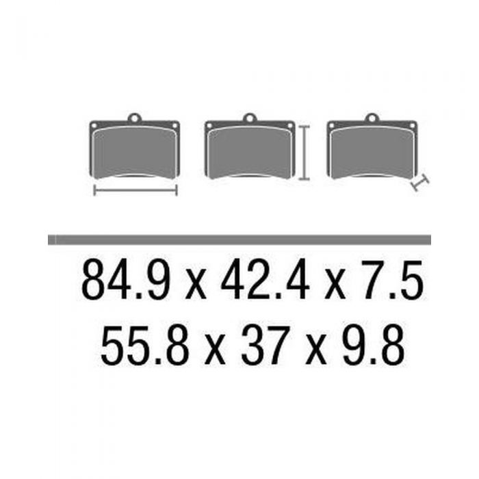 Set Pasticche Brembo 07ks04sd Sint. Off-road Nd