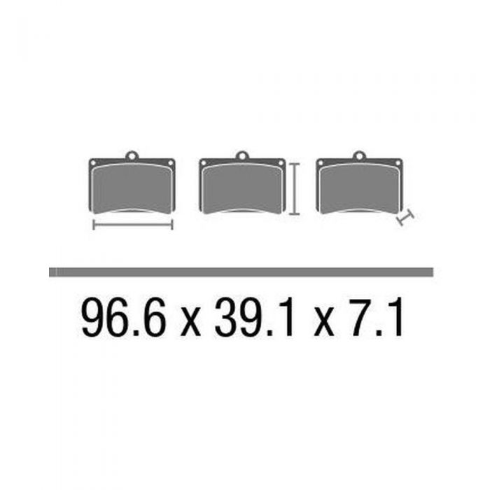 Set Pasticche Brembo 07po01sd Sint. Off-road Nd