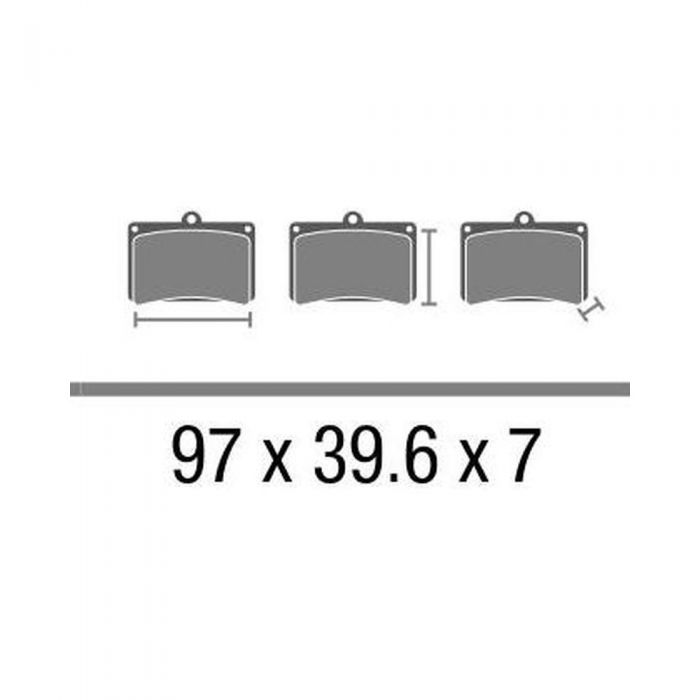 Set Pasticche Brembo 07po02sd Sint. Off-road Nd