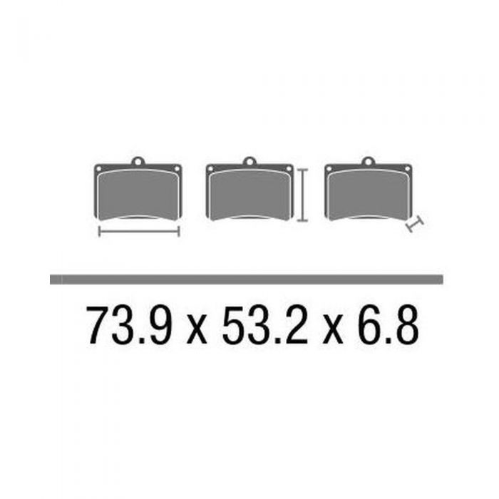 Set Pasticche Brembo 07po04sd Sint. Off-road Nd