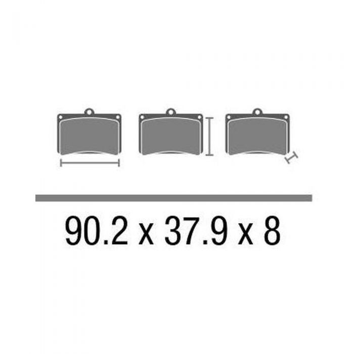 Set Pasticche Brembo 07po06sx Sint. Off-road Motard Nd