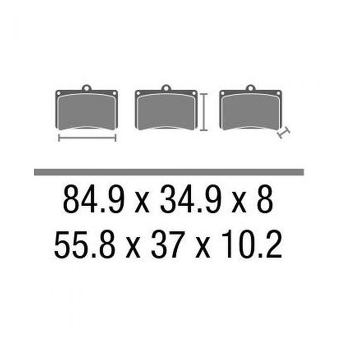 Set Pasticche Brembo 07su1121 Cc Carbon Ceramica Nd