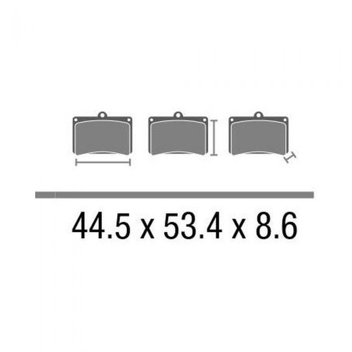 Set Pasticche Brembo 07ya09sa Sint. Road Ant. Nd