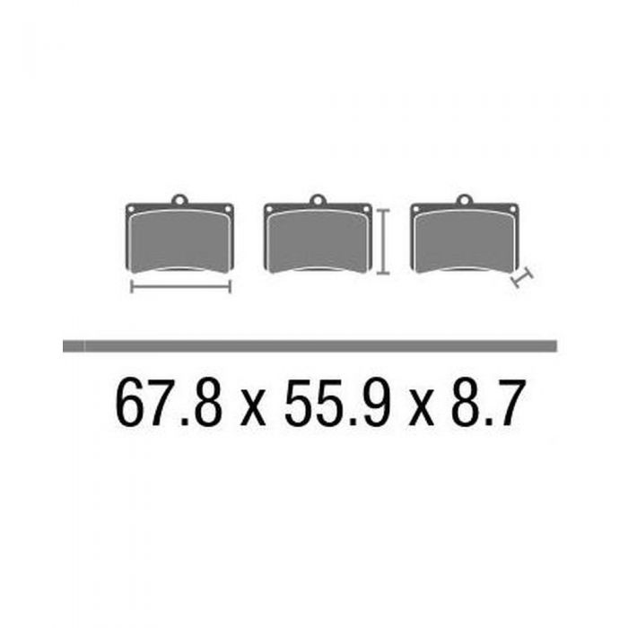 Set Pasticche Brembo 07ya12sa Sint. Road Ant. Nd