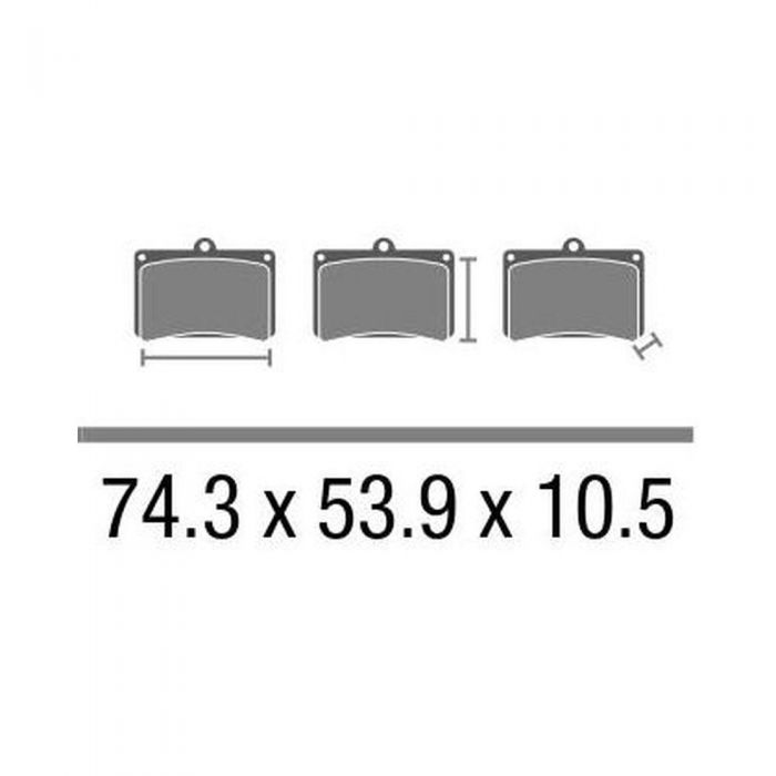 Set Pasticche Brembo 07ya1711 Cc Carbon Ceramica Nd