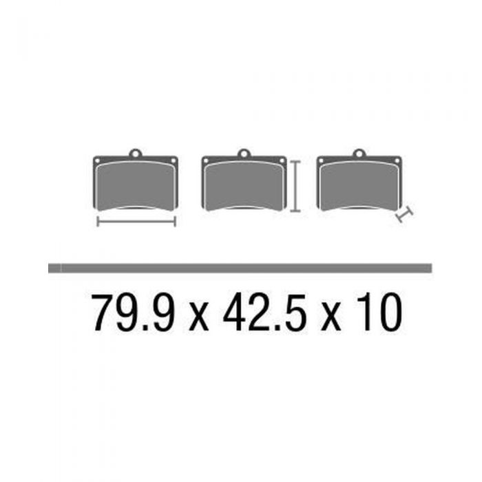 Set Pasticche Brembo 07ya1909 Cc Carbon Ceramica Nd