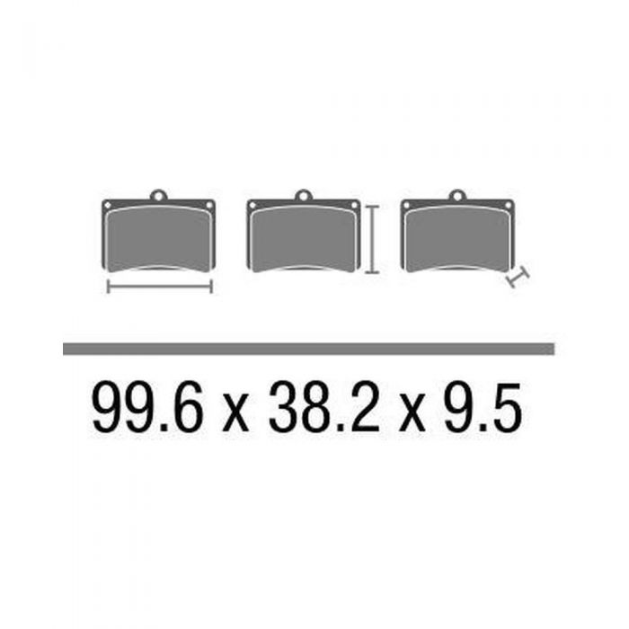 Set Pasticche Brembo 07ya39sp Sint. Road Post.