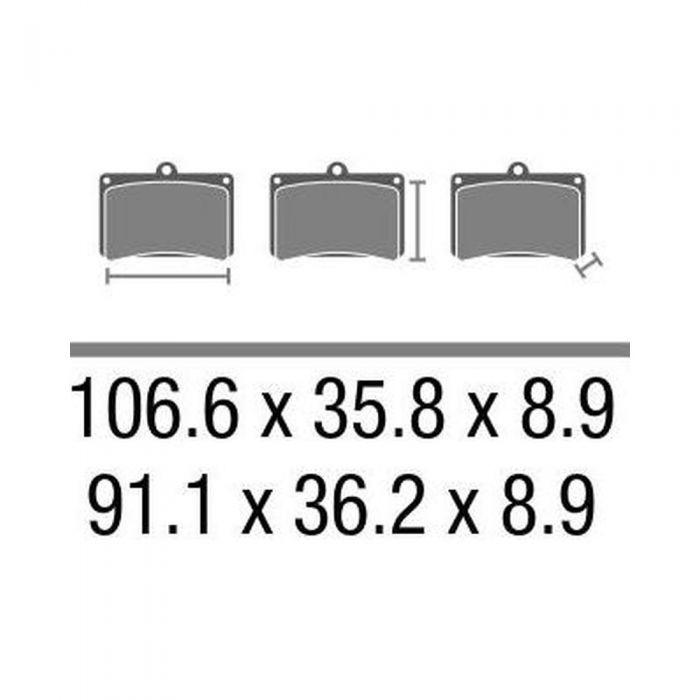 Set Pasticche Brembo 07ya51sx Sint. Off-road Motard Nd