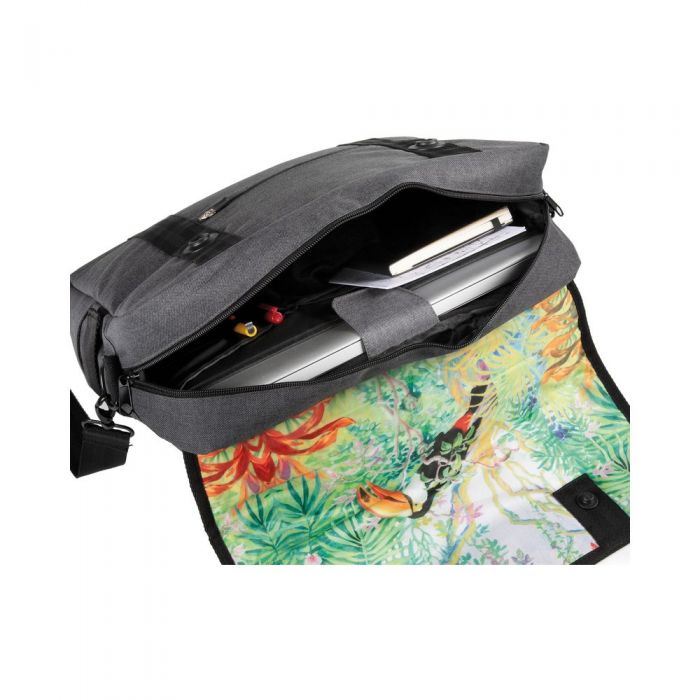 Tracolla Zaino Tucano Urbano Beak Shoulder Bag 14 Lt Grigio