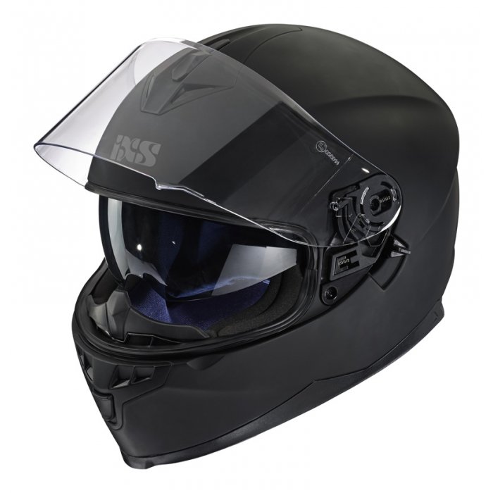 Casque intégral Ixs 1100 1.0 avec pare-soleil noir mat