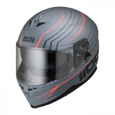 Casque intégral Ixs 1100 2.1 Gris Rouge