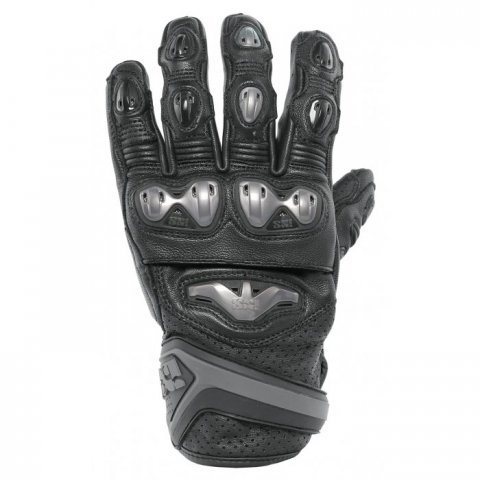 Guanto Corto Sport In Pelle Di Capra Ixs Rs-400 Nero