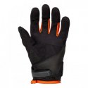 Tour Glove Ixs Montevideo Black Silver Orange