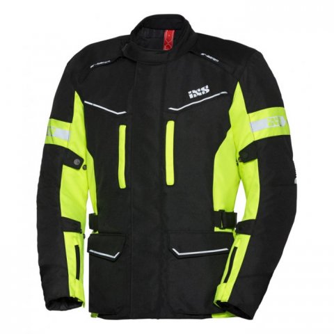 Giacca Tour Ixs Evans St Nero Giallo Fluo