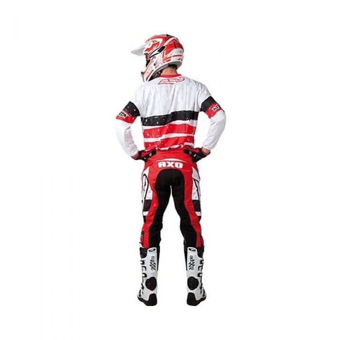 Pantalone Cross Axo Mx3t0030 Pistol Vn Rosso Fant