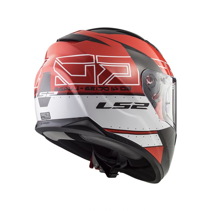 Casco Integrale Ls2 Ff320 Stream Evo Kub Red Black