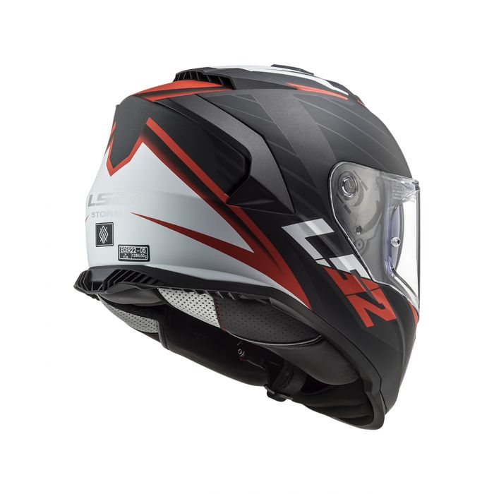 Casco Integrale Ls2 Ff800 Storm Nerve Matt Black Red