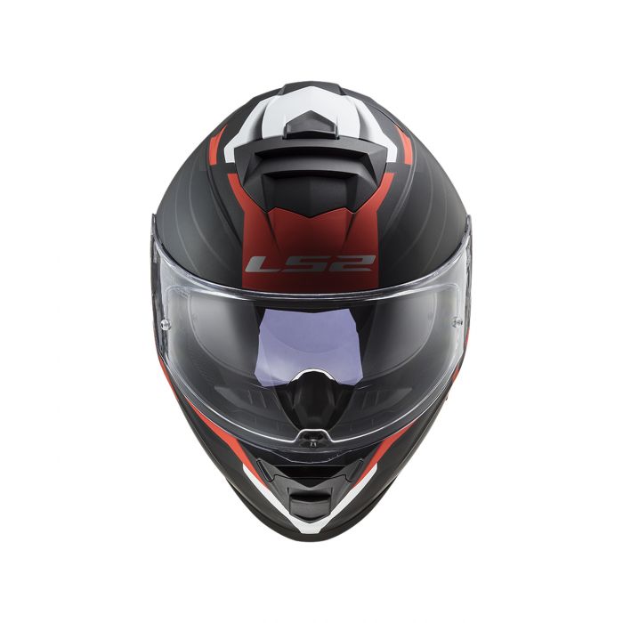 Casco Integrale Ls2 Ff800 Storm Nerve Matt Black Red