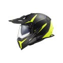 Casco Enduro On-off Ls2 Mx436 Pioneer Evo Router Black H-v Yellow