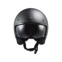 Casco Jet Ls2 Of601 Bob Carbon Matt