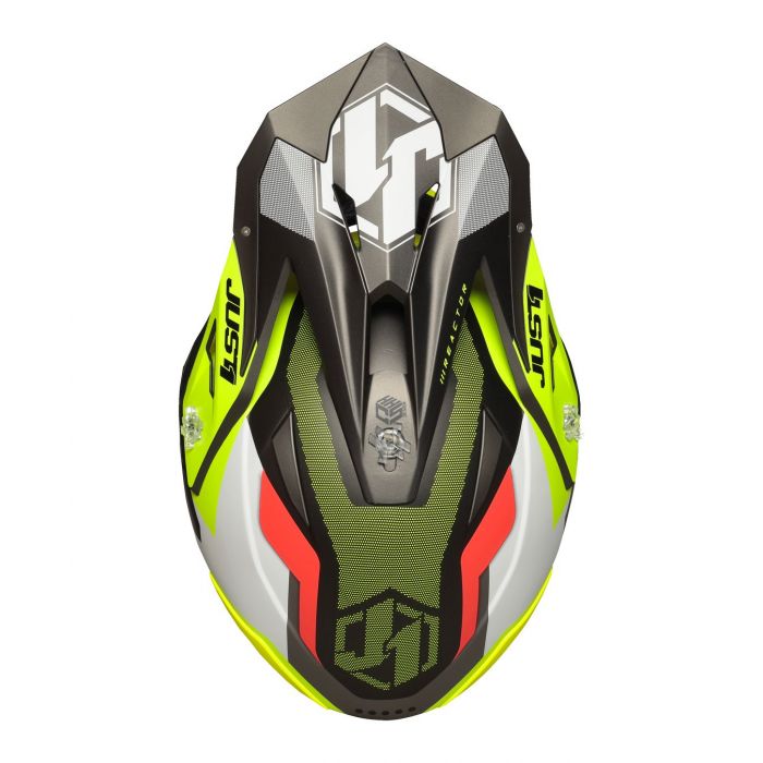 Casco Off-road / Cross Just1 J39 Reactor Fluo Yellow