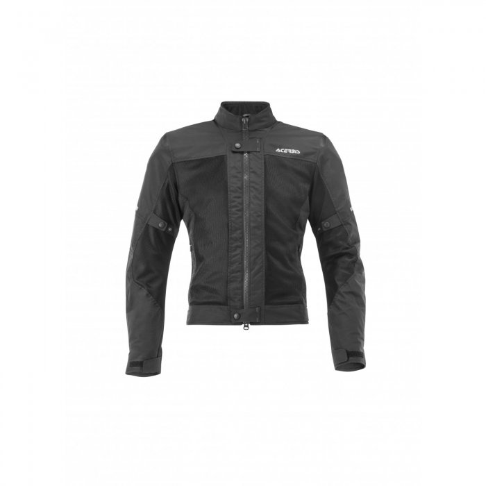 Acerbis Ramsey vented there is openwork summer jacket. Black